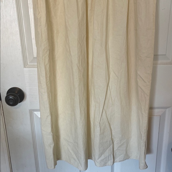 Zara Lace Trim Embroidered Cream Lace Midi Dress - Picture 9 of 12